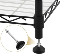 Chine Fabricant Pied Réglable Pieds De Meubles Avec Plaque De Montage Pieds De Nivellement Réglables M8 M10 M12 M16