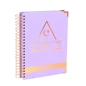 China Custom Planner Manufacturer Spiral Hardcover Motivational Planner Journal Printing with Your PDF