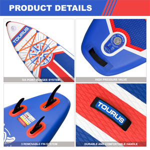 Tabla de <span class=keywords><strong>SUP</strong></span> Inflable Tourus de 11 Pies y 6 Pulgadas, Resistente, con Tecnología de Costuras de Alta Resistencia, Personalizable - Product Image 2