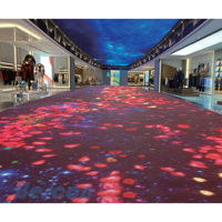 BESCAN Interaktiver Tanzboden LED-Display 3D-Tanzboden Stehende LED-Bildschirmpaneele Bodenfliesen LED-Bühne Hochzeitsdisplay