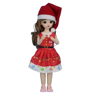 Hot Selling Christmas Elf 30 Cm Dikke Baby 12 Inch Pop Meisje Speelgoed Kleren Zonder Poppen