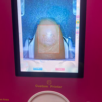 Distributeur automatique intelligent de produits de beauté, kiosque commercial de nail art 3D, station d'impression d'ongles professionnelle à écran tactile