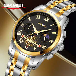 Reloj de Lujo para Hombre con Logotipo Personalizado OEM, Etiqueta Privada, Resistente al Agua 3ATM, Manecillas Luminosas, Movimiento Japonés, Caja Dorada, Montre Pour Hommes - Product Image 6