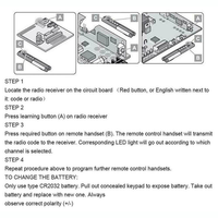 Télécommande SOMMER 4020 TX03-868-4 868 MHz pour ouvre-porte de garage/portail 4026 TX03-868-2 4031 TX08-868-4 4035 4025 4021 4011