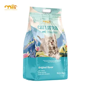 מלאי נאות מפעל הסיטונאי oem קיטי חול catlitter קליפסת נייר סיליקה ג 'ל קריסטל בנטוניט טופו חתול litter