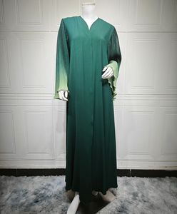 ชุดอาบายะผ้าชีฟองสไตล์ตุรกีแบบเรียบง่าย ระบายอากาศได้ดี รุ่น <span class=keywords><strong>M</strong></span>-145 สำหรับผู้หญิงมุสลิม  แฟชั่นหรูหรา เหมาะสำหรับทุกฤดูกาล รอมฎอน และอีด - Product Image 5