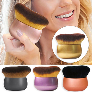 Kuas Blending Wajah dan Tubuh, Kuas Self Tanning, Aplikator <span class=keywords><strong>Foundation</strong></span> Concealer, Gagang Plastik, Kuas Rias Wajah Wanita untuk Kecantikan - Product Image 1