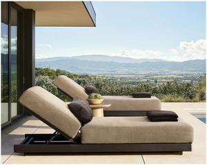 Divano letto esterno in alluminio <span class=keywords><strong>Design</strong></span> moderno per tutte le stagioni Hotel Patio Cabana spiaggia cortile piscina mobili per piscina - Product Image 2