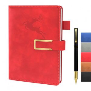 Wholesale A5 Custom Printed Writing Diary <b>Planner</b> PU Leather Notebook <b>Journal</b> with Magnet Buckle Promotion Use - Product Image 1