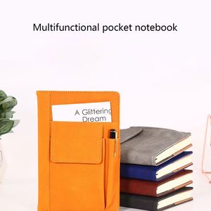Carnet de notes professionnel personnalisé A5 en cuir PU, avec pochette multifonctionnelle, carnet de bord, papeterie de bureau, journal - Product Image 2