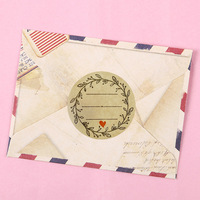 Autocollants d'étanchéité en papier kraft pour emballage, étiquettes rondes personnalisées en rouleaux, logo, couleur et taille personnalisables, marque DFY, cadeau, artisanat