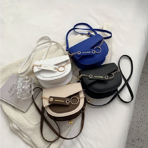 Sac à main imperméable en cuir PU à bandoulière unique avec fermeture éclair pour femme I-0631 - Product Image 1