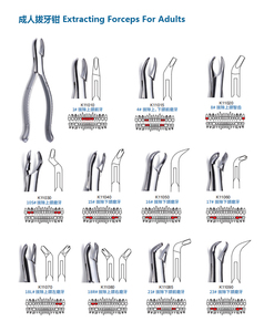 Tang pencabutan akar gigi umum atas dan bawah, forsep ekstraksi akar sisa Universal - Product Image 4