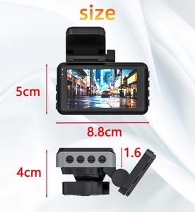 Kamera dasbor mobil lensa ganda 3.0 inci IPS 4K + 2K, kamera dasbor mobil dengan kamera dasbor depan/belakang WIFI & GPS opsional - Product Image 5