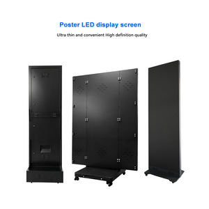 Écran LED portable pliable vertical P3.9 couleur pleine pour intérieur, affichage publicitaire <span class=keywords><strong>sur</strong></span> roues - Product Image 3