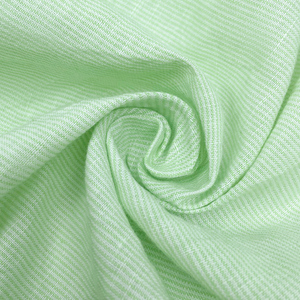 <span class=keywords><strong>Tissu</strong></span> texturé rayé respirant et doux, teint en fil, 55% lin 45% coton 160 g/m², pour chemises décontractées pour hommes et rideaux - Vente en gros - Product Image 2