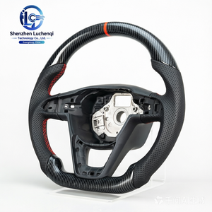 Volante Deportivo de Fibra de Carbono Modificado Compatible con <span class=keywords><strong>Seat</strong></span> <span class=keywords><strong>Cupra</strong></span> 2013 a 2019 - Product Image 1