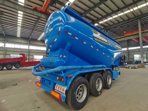 Semi-remorque à ciment en vrac de 40 tonnes de la marque Laoli, 35 m³ en acier, certifiée ISO, pour le transport de poudre en vrac, vente en gros directe d'usine chinoise - Product Image 5