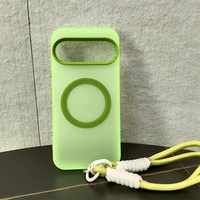 Funda Magnética Translúcida Mate a Prueba de Golpes con Correa de Mano para Google Pixel 10, 9, 8 Pro, XL, 9a, 8a, 7a, 10a