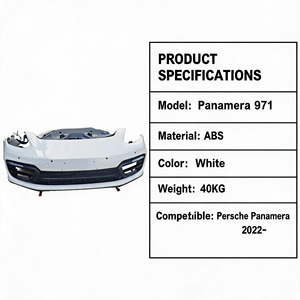 Conjunto de Parachoques Delantero Original, Kit Completo de Carrocería Delantera para Porsche Panamera 971, Piezas Delanteras, Envío Gratuito - Product Image 6