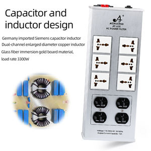 Tira de alimentación dedicada HIFI de 220V con enchufe eléctrico de 15A, purificador de potencia de Audio PA para protección HiFi y antiinterferencias - Product Image 4