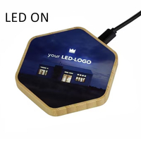 Chargeur portable à induction avec logo personnalisé pour téléphone Chargeur sans fil pour téléphone portable Chargeur sans fil