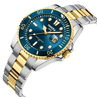 Montre-bracelet pour homme NIBOSI 2705, mouvement japonais, cadran rotatif, montre à quartz classique avec calendrier