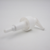 28/410 vente en gros personnalisé pour les bouteilles tout en plastique blanc pompe à lotion gauche et droite
