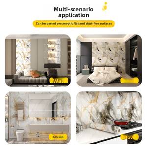 สติกเกอร์ติดผนังแบบม้วนมีกาวในตัวโฟมกันน้ำสำหรับใช้ในห้องเด็กและหอพักนักเรียน - Product Image 6