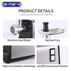 Electrodoméstico de Cocina Multifuncional, Batidora Eléctrica con Rebanadores de Acero Inoxidable para Alimentos y Molinillos de Carne - Product Image 4