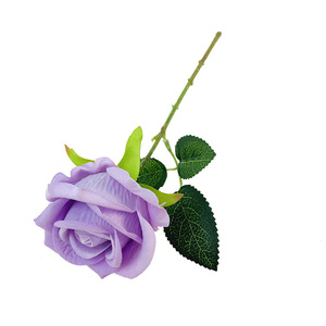 Ramo de Rosas Artificiales de Terciopelo de 26 cm, Decoración para el Hogar, Accesorios para Bodas, Flores para el Día de San Valentín - Product Image 5