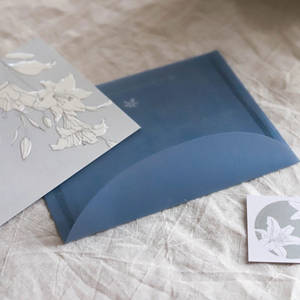 Carte d'invitation personnalisée <span class=keywords><strong>en</strong></span> papier <span class=keywords><strong>parchemin</strong></span> de qualité supérieure avec enveloppe, ensemble de cartes de vœux élégantes <span class=keywords><strong>en</strong></span> papier spécial pour événements professionnels - Product Image 4