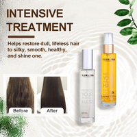 LUXLISS Sérum Capillaire Réparateur à la Kératine, Brume Capillaire Lissante, Spray Protège-Chaleur Protéines Vitamine E, Huile Capillaire Anti-Frisottis et Brillance