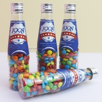 Zhiqu 70g bouteille chocolat haricot arc-en-ciel haricot bonbons coloré collation pour enfants bonbons fruits goutte décontracté