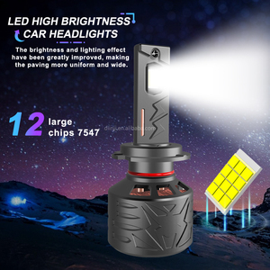 Đèn pha LED siêu sáng Diinii 300W 30000LM, chất liệu nhôm, H4/H7/H11 9006, lắp đặt đa năng, đạt chứng nhận CE, dùng cho tất cả các loại xe, bảo hành 18 tháng - Product Image 2