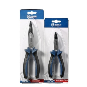 คีมปากงอ Booher Baohe Tools แบบสองสี ผลิตจากเหล็ก CrV ขนาด 6-8 นิ้ว คุณภาพระดับอุตสาหกรรม สำหรับช่างไฟฟ้า น้ำหนัก 0.5 กก. รับประกัน 3 เดือน - Product Image 4