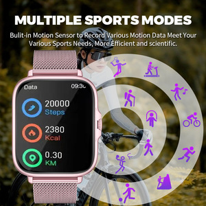Nuovo Smartwatch DENIXI con Monitoraggio della Salute, Chiamate, Riproduzione Musicale, Fitness Tracker, Ricarica Wireless, Orologio Sportivo Unisex - Product Image 4