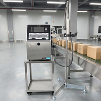 Stampante Professionale per Date, Stampante a Getto d'Inchiostro Continuo CIJ, Macchina per Codici a Barre e Codici Batch per Stampa su Etichette, Metallo, Plastica, Legno
