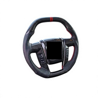 Volant personnalisé en fibre de carbone véritable pour Ford F-150 Raptor 2009 2010 2011 2012 2013 2014 SVT Off Road Truck Upgrade