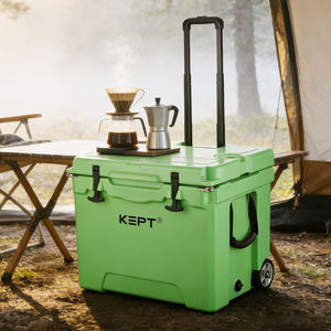 Glacière rigide isotherme rotomoulée personnalisée 42QT avec roues, robuste, en LLDPE, pour le stockage alimentaire, le camping en extérieur - Product Image 6