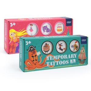 Tatouages temporaires lavables et sécuritaires pour enfants Mideer MD4041 - Autocollant Voyage Fantastique - Product Image 1