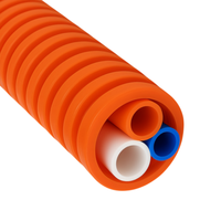 Großhandel HDPE COD 3-Wege-Wellrohr für Glasfaserkabel |   Hochdruck-Untergrund-Glasfaserkabel-Schutz Flexibler 3-Kanal-Kabelkanal