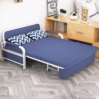 Muebles Modernos de Lujo para Sala de Estar, Sofá Cama Plegable de 2 Plazas, Sofá Cama Plegable