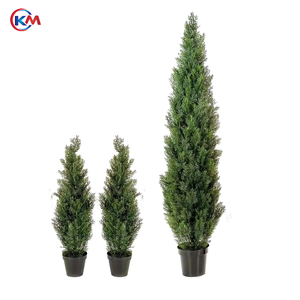 Multiple Sizes Cone <strong>Shape</strong> Artificial Cypress Cedar <strong>Tree</strong> Artificial Cedar Topiary for Home Decorative - Product Image 2