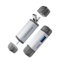 Venta al por mayor OTG 6 en 1 lectores de tarjetas USB tipo C/MicroUSB/USB2.0/TF / SD lectores de tarjetas de memoria para ordenador portátil teléfonos Android