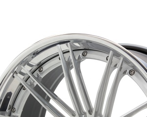ล้อฟอร์จ VPS-5 ขนาด 20/21/22 นิ้ว 3 ชิ้น, 5*112/5*120 PCD CB72.6, สีเงินขัดเงา เหมาะสำหรับรถยนต์เมอร์เซเดสระดับหรู - Product Image 3