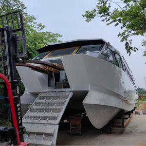 Catamaran à moteur en aluminium de 74 places, 55 pieds (16,6 m), taxi fluvial, bateau-<span class=keywords><strong>bus</strong></span>, ferry touristique à grande vitesse, bateau de transport de passagers à vendre - Product Image 4