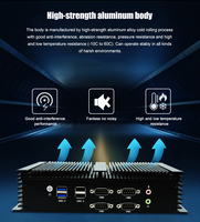 Computadora Industrial sin Ventilador EGLOBAL, Intel Core i3-6200U, 2*DDR4L, MSATA, 8*USB, 6*COM, VGA, HD, 2*RJ45, LAN 2.5G, Audio, Linux, Mini PC