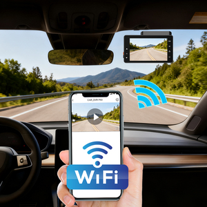 4K 3cch 4G सिम कार्ड डैश कैमरा के साथ वाई-फाई GPS Cmsv6 adas कार ब्लैक बॉक्स फ्रंट और रियर डैश कैमरा 4k - Product Image 6