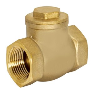 Válvula de Retención de Resorte de Latón de Media Pulgada con Rosca BSP, Prevención de Reflujo Confiable para Sistemas de Plomería y Agua - Product Image 3